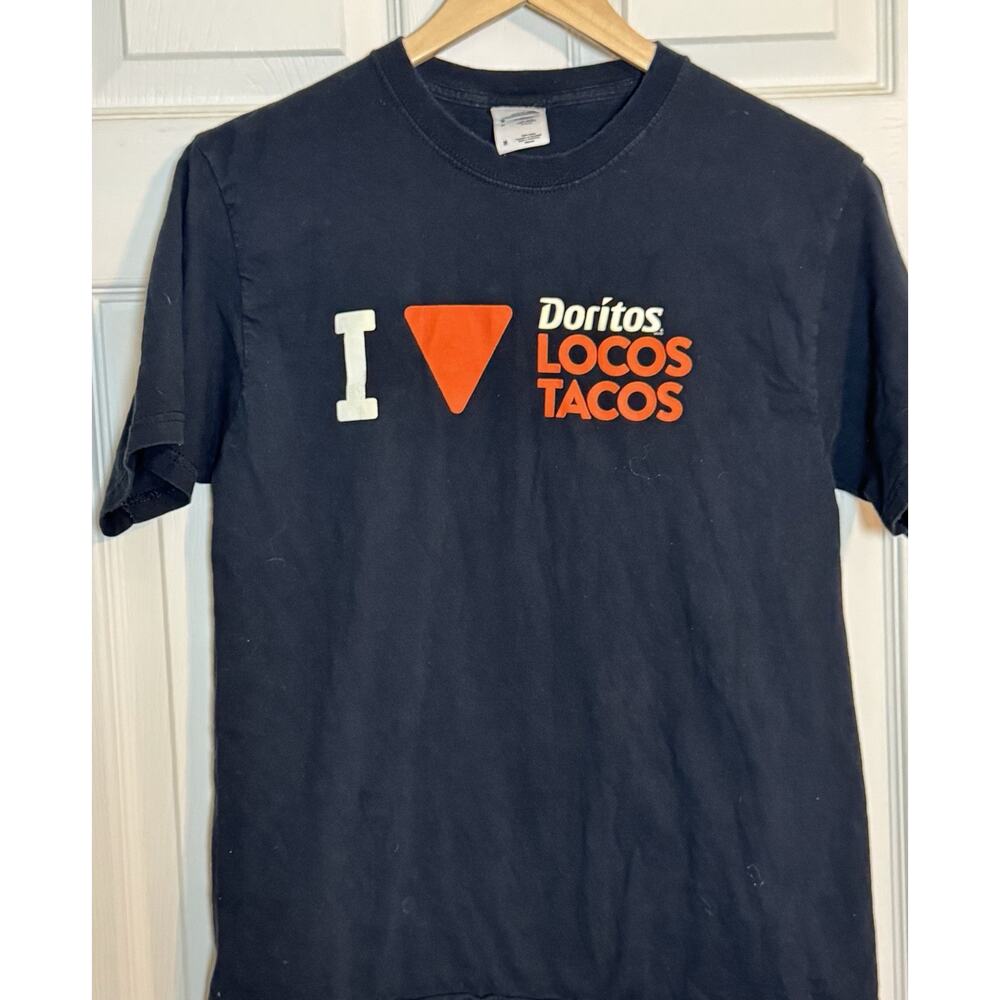 🩵🩵Unisex I Love Doritos Locos Tacos Black T Shirt, Medium🩵🩵